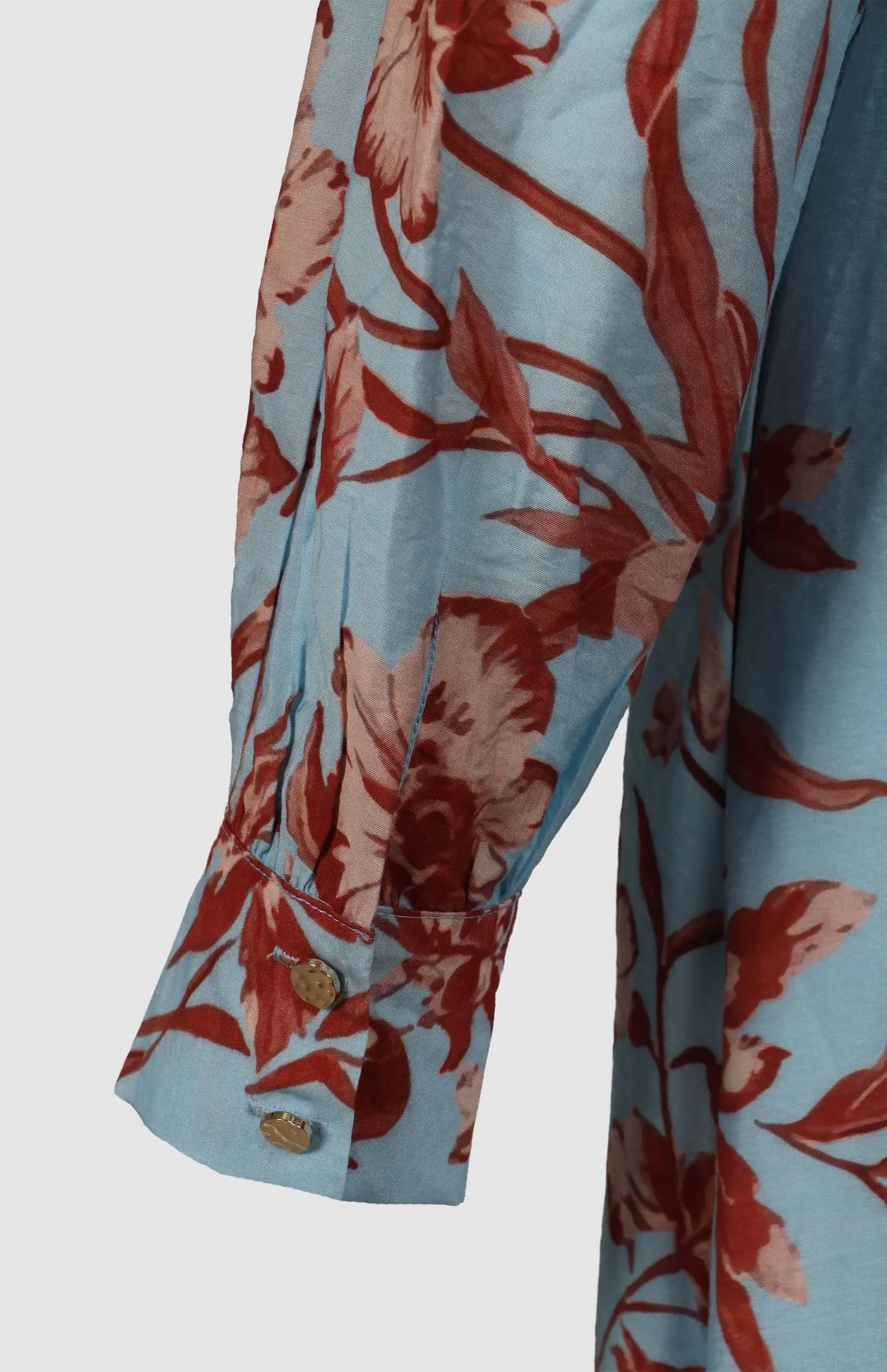 Heather Floral Shirt Dress - Image 6
