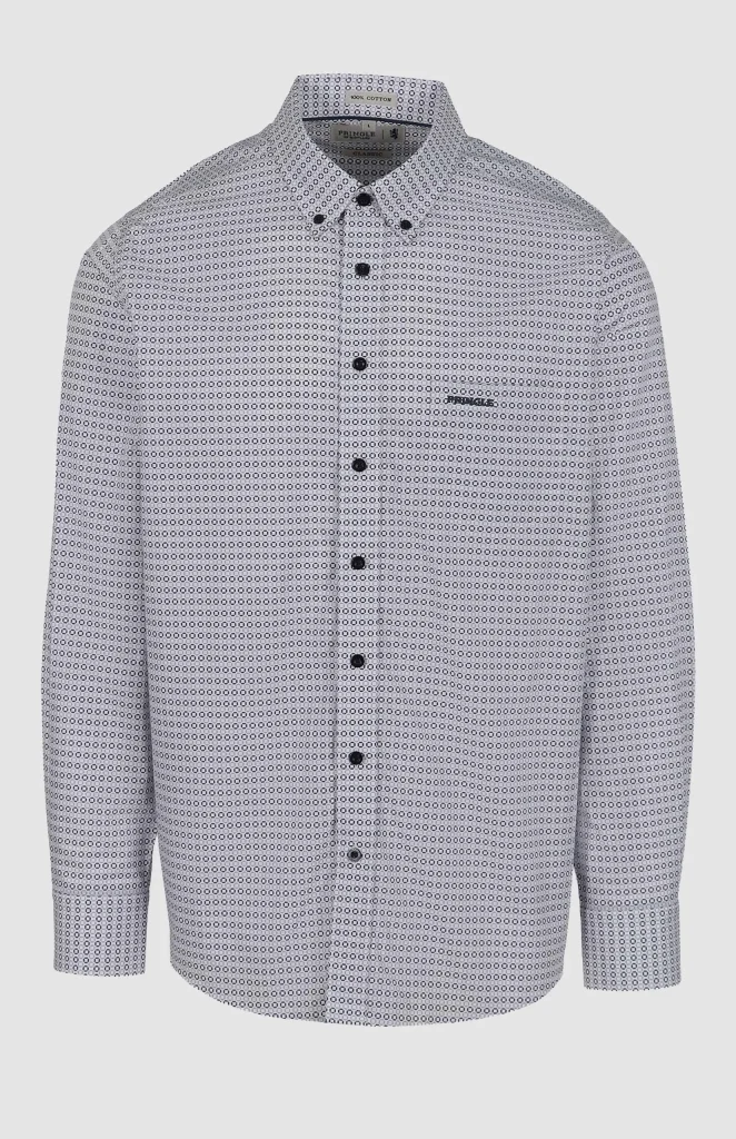 Gavin Printed Classic LS Shirt