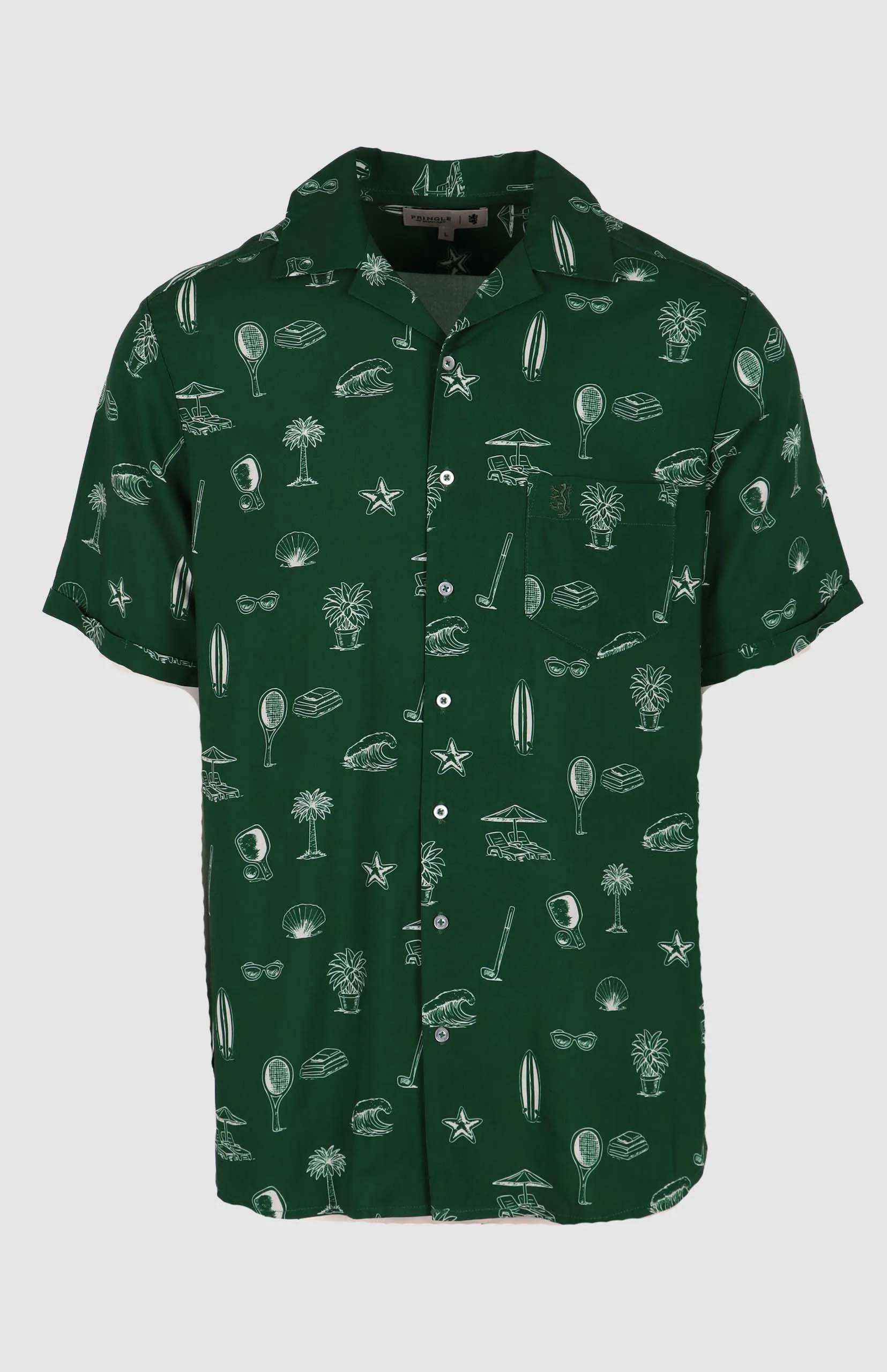 Waldorf Resort Tailored Short Sleeve Shirt
