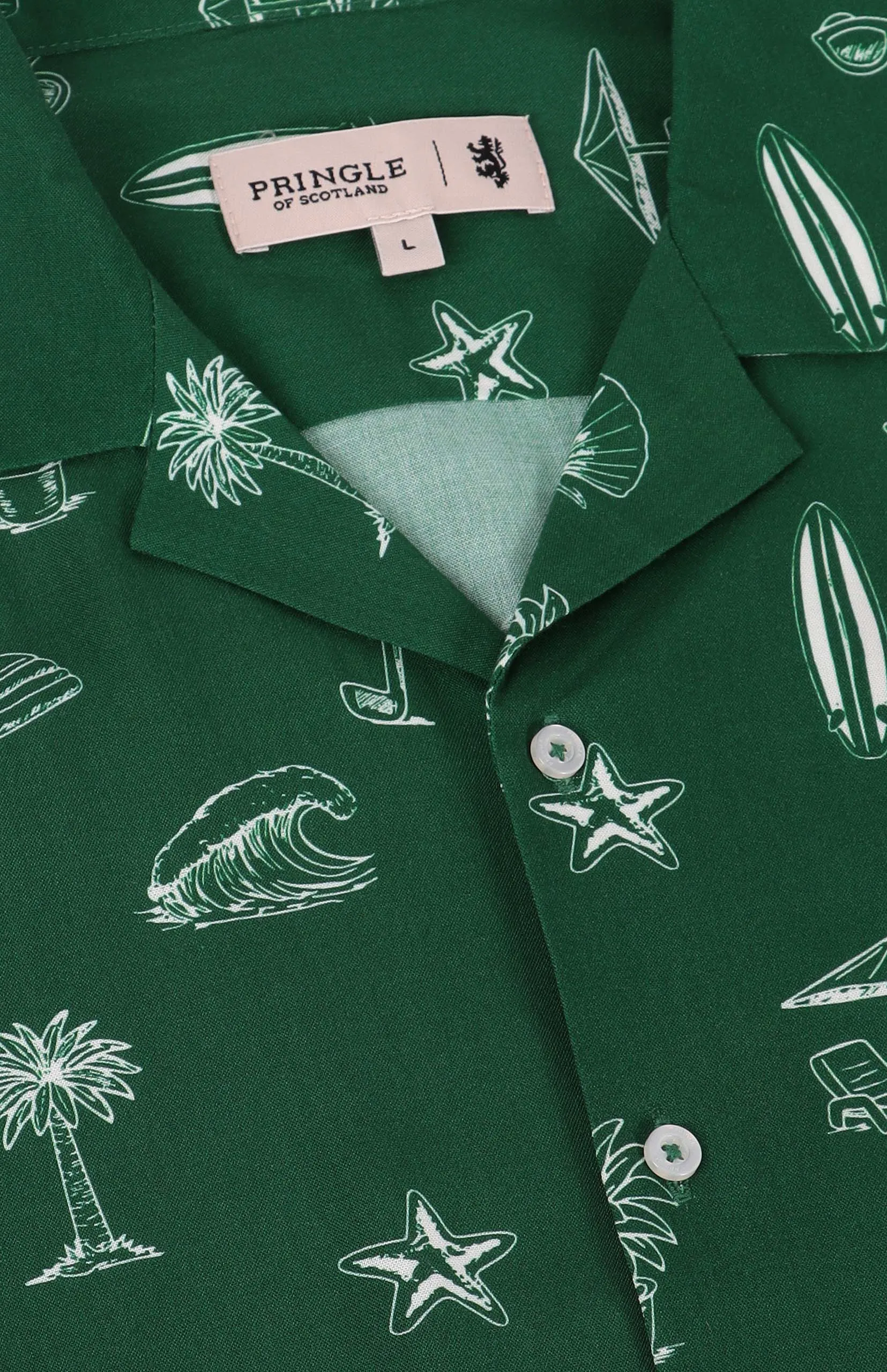 Waldorf Resort Tailored Short Sleeve Shirt - Image 3