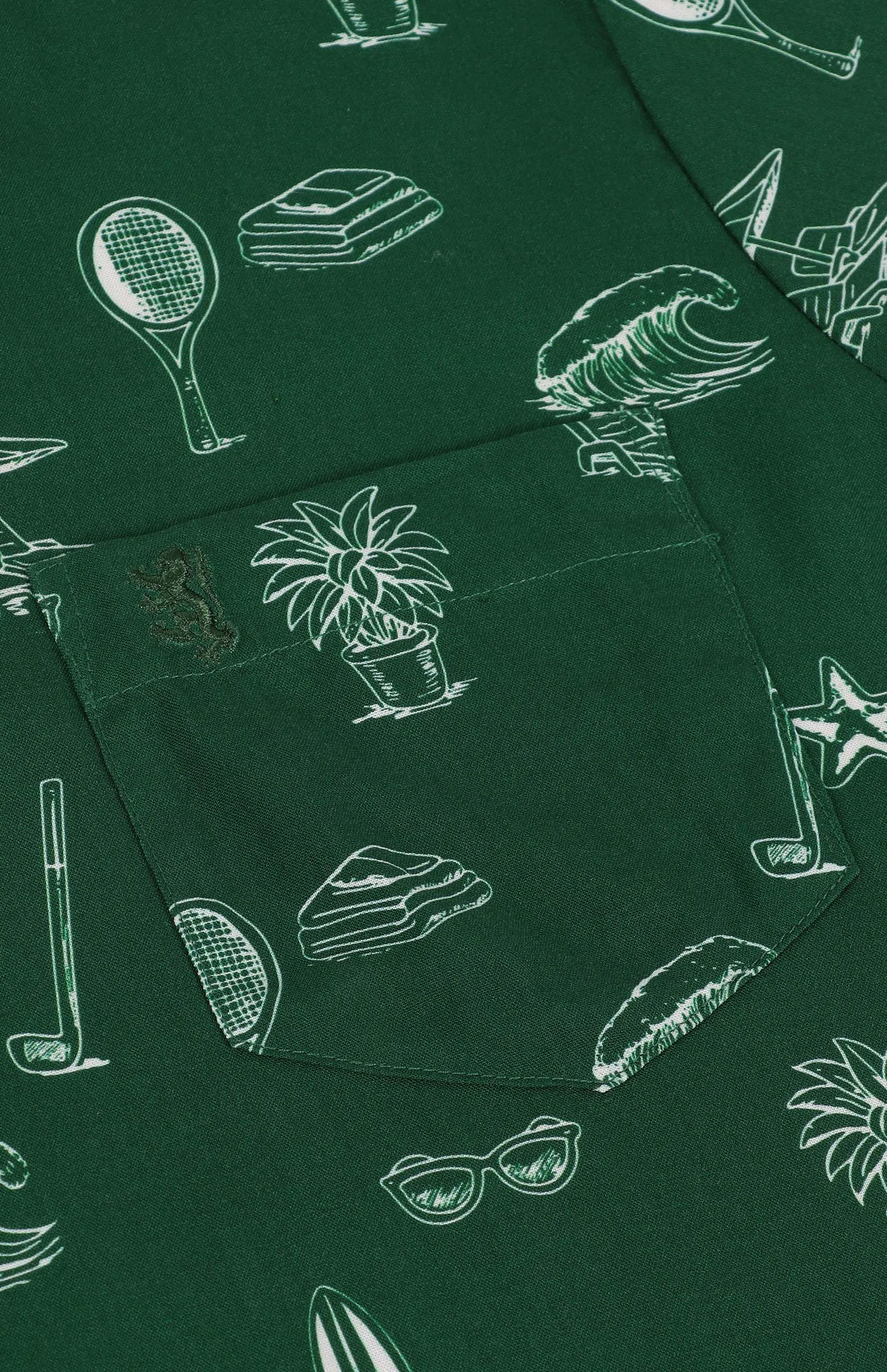 Waldorf Resort Tailored Short Sleeve Shirt - Image 4